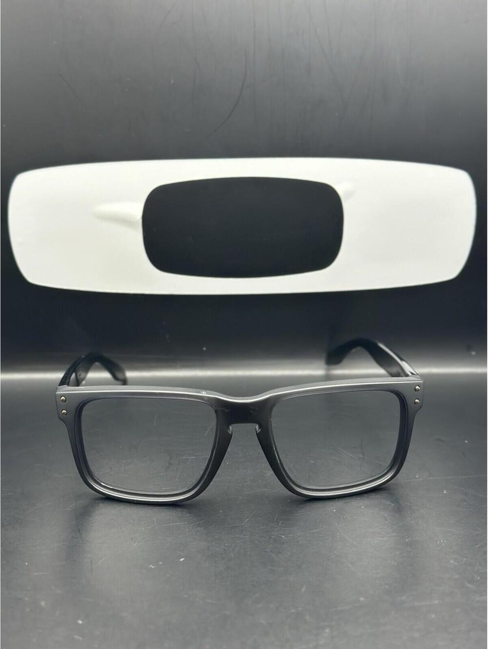 Oakley Holbrook Matte Black Ink/Polished Grey Smoke Frame